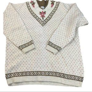 Jump By Eve Roth Sweater Women’s size Medium